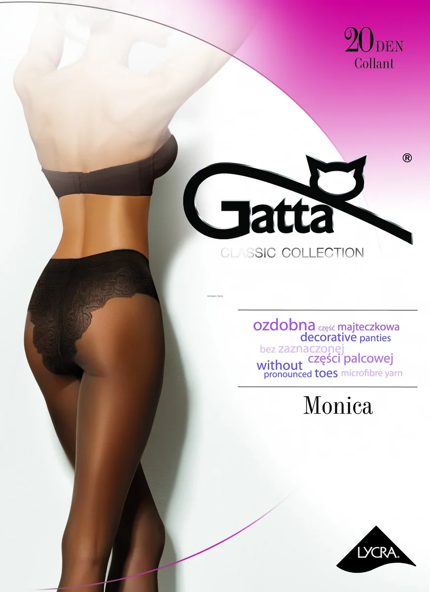 Nepůhledné matné punčocháče Gatta Monica