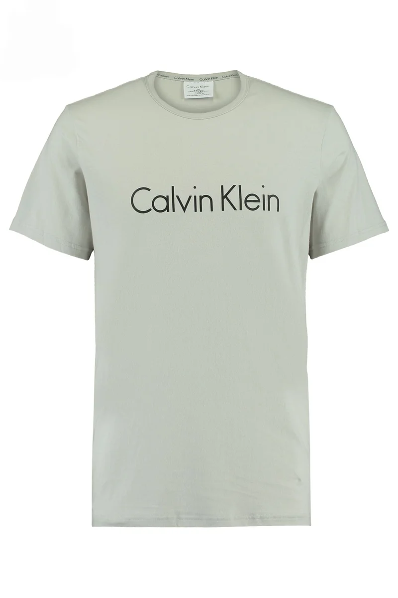 Šedé pánské tričko Calvin Klein