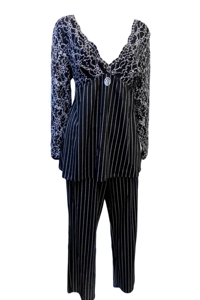 Dámské černé pyžamo Féraud 3211132