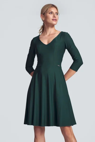 Společenské šaty s širší sukní Figl 147915
