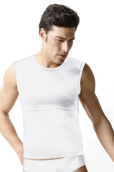 Pánské tričko bezešvé T-shirt girocollo smanicata Intimidea Barva: