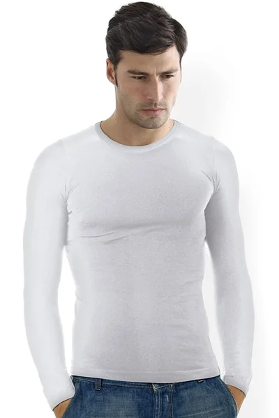 Intimidea Pánské tričko bezešvé T-shirt girocollo manica lunga Barva: