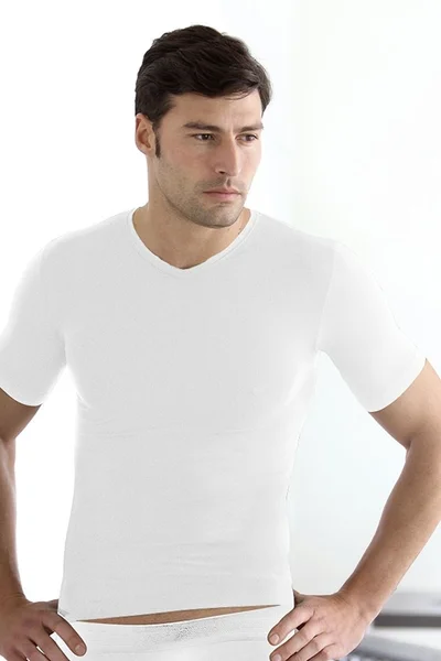 Pánské tričko bezešvé T-shirt V mezza manica Intimidea Barva: