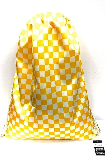 Bílo-žlutá taška-sáček Bruno Rossi W-115