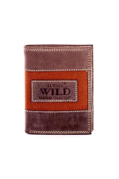 Pánská kožená peněženka s látkovou vložkou FPrice