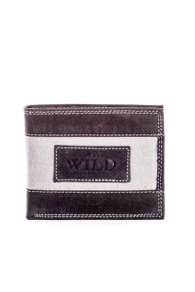 Kožená pánská peněženka s textilní vložkou FPrice