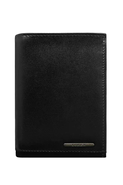 Praktická pánská černá kožená peněženka FPrice