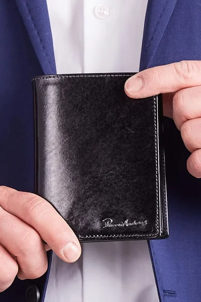Vertikální kožená peněženka FPrice