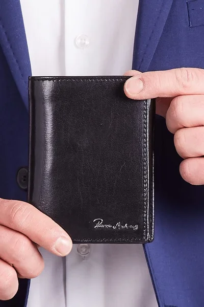 Vertikální peněženka pro muže v kůži FPrice
