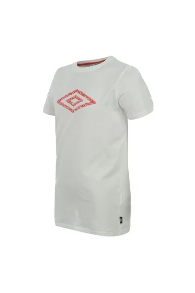 Umbro Cotton Logo T Shirt Boys - Bílá G58 - Umbro