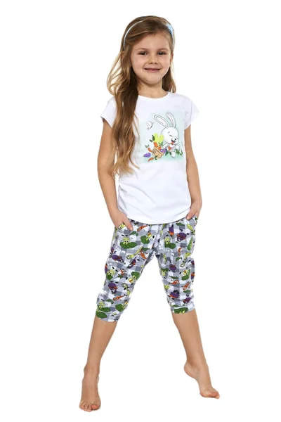 Dívčí pyžamo Z991 - Cornette (barva Bílá)