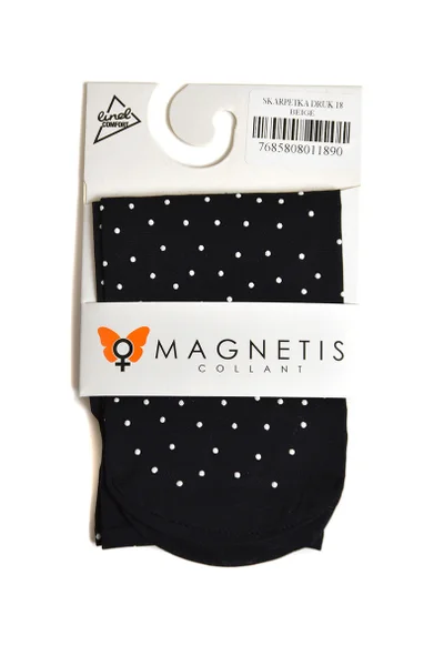 Dámské ponožky FI288 s potiskem - Magnetis Gemini (barva černá )