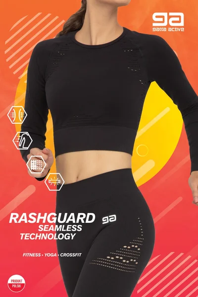 Dámský nátělníktop Gatta RQ462 Rashguard Fitness (v barvě black)