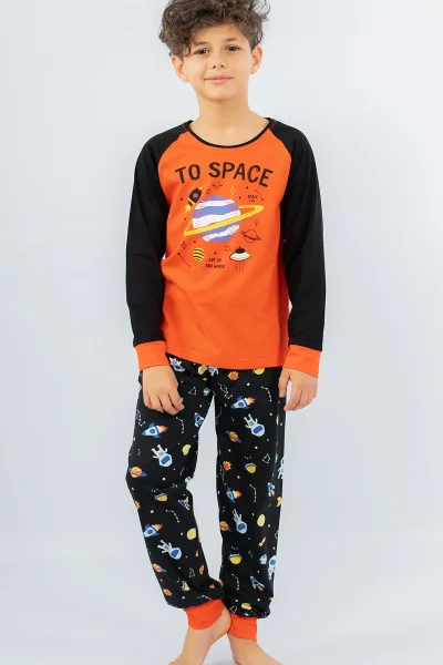 Dětské pyžamo dlouhé Vesmír Vienetta Kids