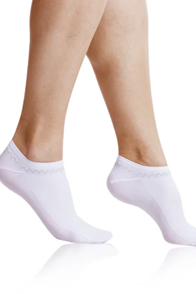 Bílé dámské nízké ponožky Bellinda FINE IN-SHOE SOCKS