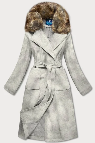 Dámský kabát s kožíškem (SASKIA) Ann Gissy