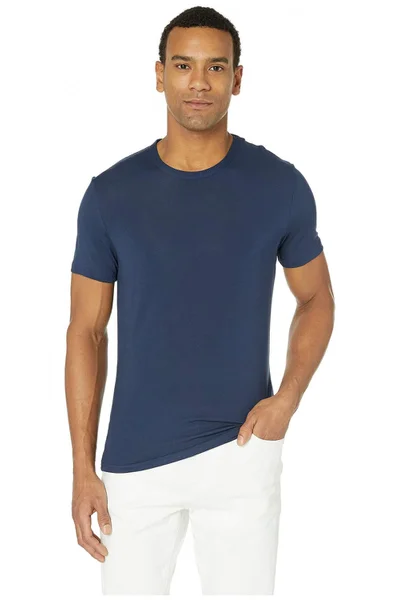 Pánské ultra-soft triko TJ73 C9K královská modrá - Calvin Klein