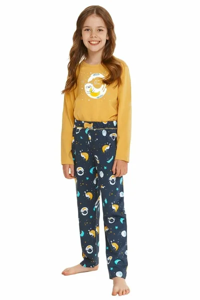 Žluté dívčí pyžamo Taro Sarah