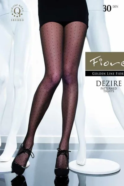 Dámské punčochové kalhoty DEZIRE Fiore (černá)