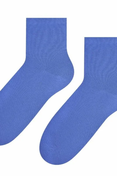Modré dámské ponožky Steven 037