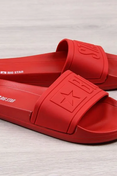 Pánské červené pantofle Big Star M H241
