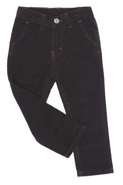 Chlapecké manšestrové kalhoty QK113 - FPrice (v barvě tmavě hnědá)