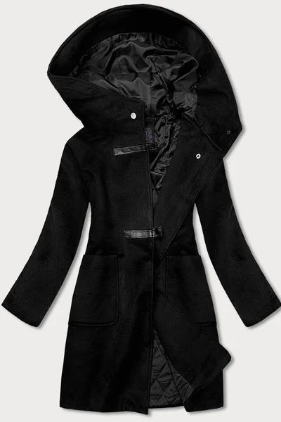 Krátký dámský kabát s kapucí JL402 Ann Gissy