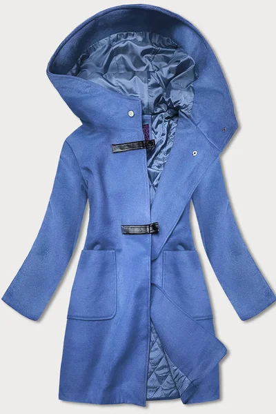 Krátký dámský kabát s kapucí ZG322 Ann Gissy