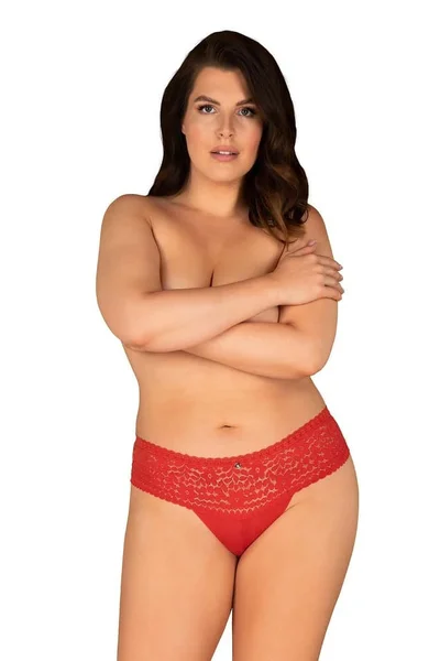 Dámské sexy kalhotky Blossmina panties - Obsessive (v barvě červená)