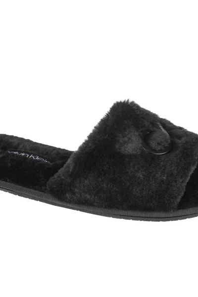Dámské pantofle Calvin Klein Slipper Sandal Fur W F378