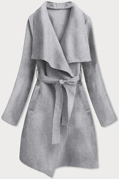 Dámský minimalistický kabát R988 MADE IN ITALY
