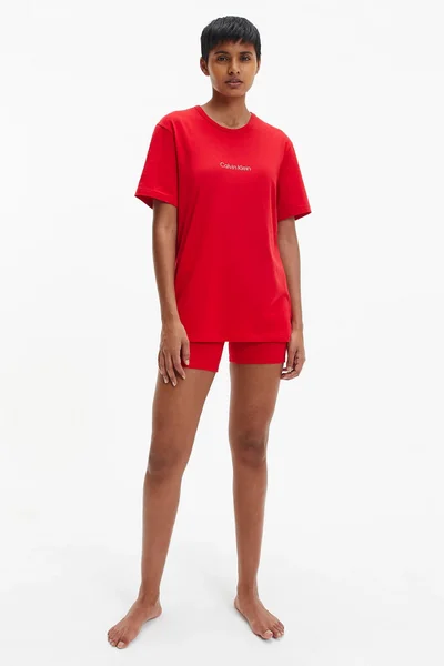 Dámské pyžamo - J927 - XMK - Rudá - Calvin Klein (v barvě červená)