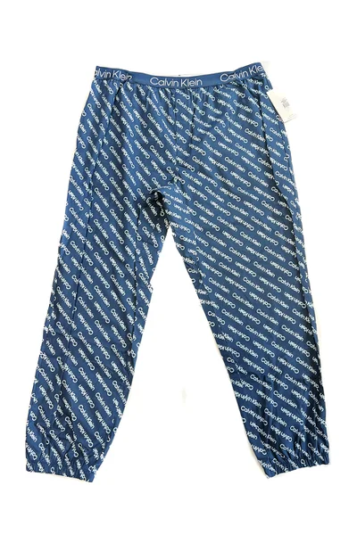 Pánské kalhoty na spaní ZX752 1MO modré - Calvin Klein