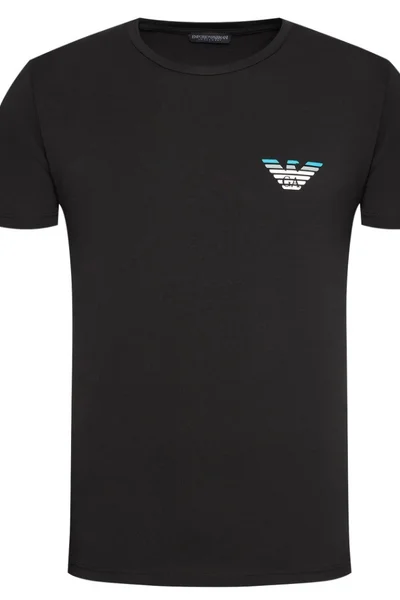 Pánské tričko krátký rukáv - U468 GC442 SW440 - černé - Emporio Armani