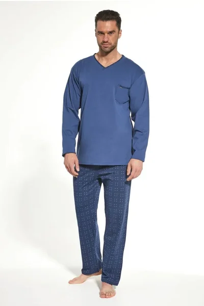 Pánské pyžamo Cornette JZ599 Jason (v barvě Modrá)