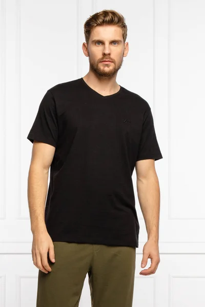 Pánské triko T-Shirt VN 2p CO CK954 černé - Hugo Boss