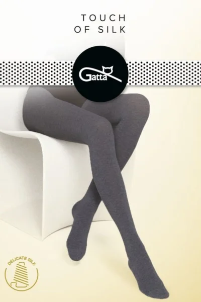 Hladké dámské punčochové kalhoty s hedvábím TOUCH OF SILK Gatta