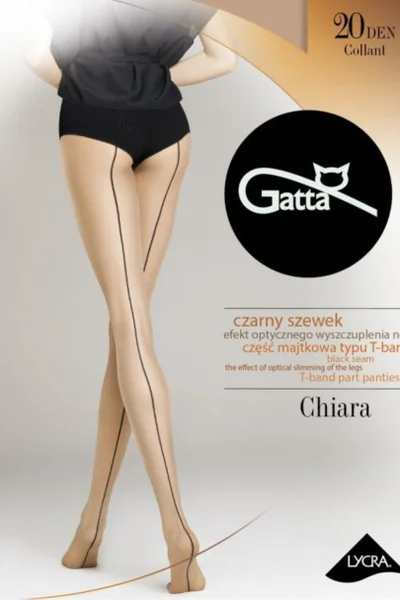 Dámské punčochové kalhoty CHIARA - FD975 LYCRA MAT NK656  Gatta