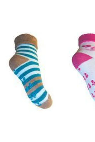 Dámské ohrnuté froté ponožky ABS YO CLUB