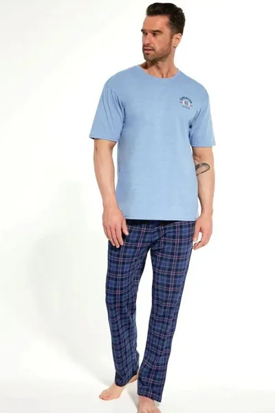 Pánské pyžamo Cornette E53 Acrtic2 (barva Modrá)