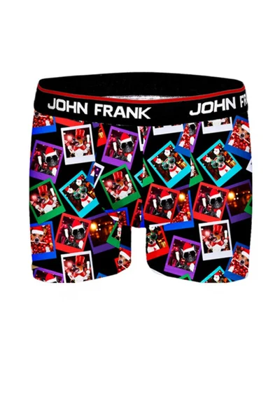 Pánské boxerky John Frank P642 (v barvě černá)