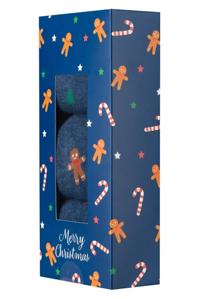 Dámské ponožky Soxo - ozdobná krabička, okénko (barva MULTIKOLOR)