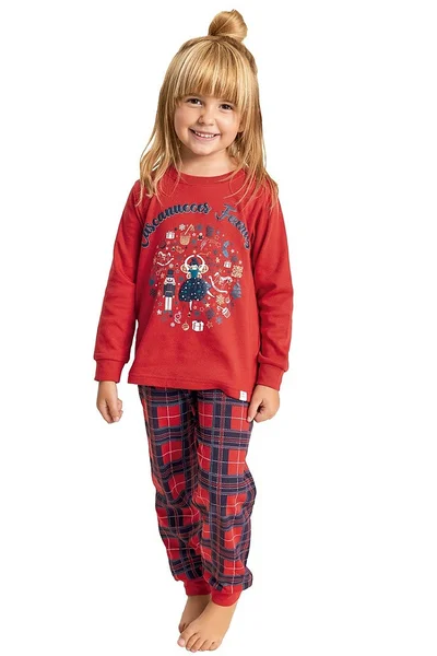 Dětské pyžamo Muydemi W68 (Červená)
