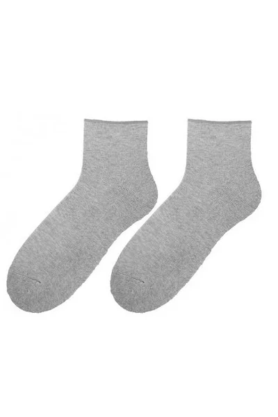 Hladké dámské polofroté ponožky Bratex FW639 IJ124