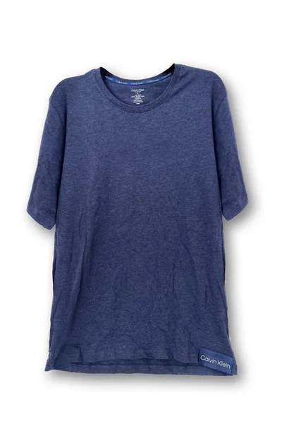 Pánské tričko OT417 DU1 tm modré - Calvin Klein