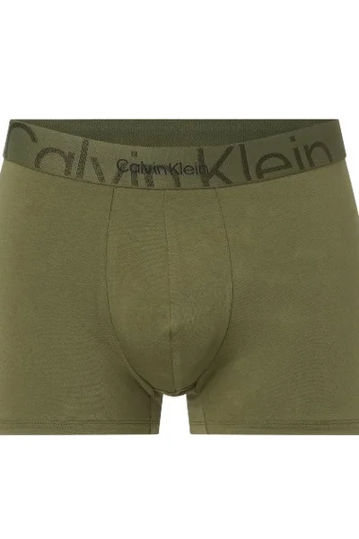 Pánské boxerky KI537 0SR khaki - Calvin Klein
