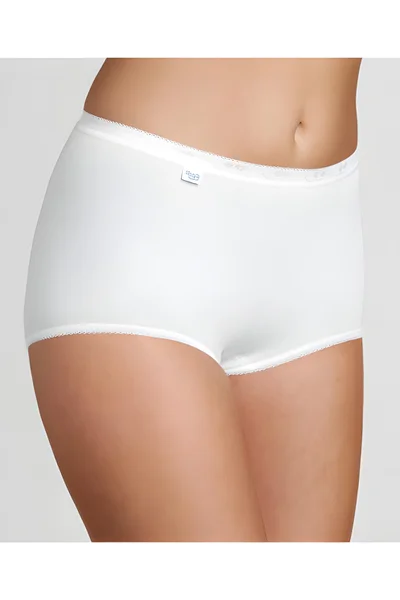 Dámské bílé kalhotky Sloggi Basic+ Maxi (2ks v balení)
