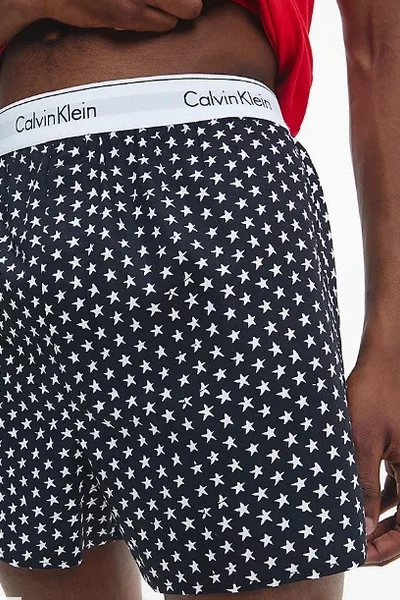 Pánské pyžamo Z619 RC404 červenáčerná - Calvin Klein