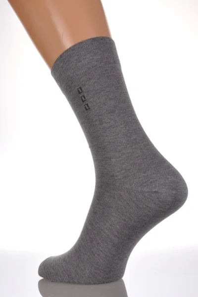 Pánské vzorované ponožky k obleku A305 - DERBY Gemini (v barvě černá)
