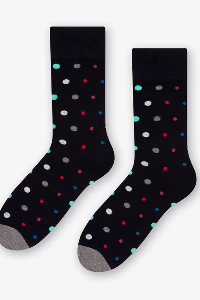 Unisex ponožky s barevnými puntíky More